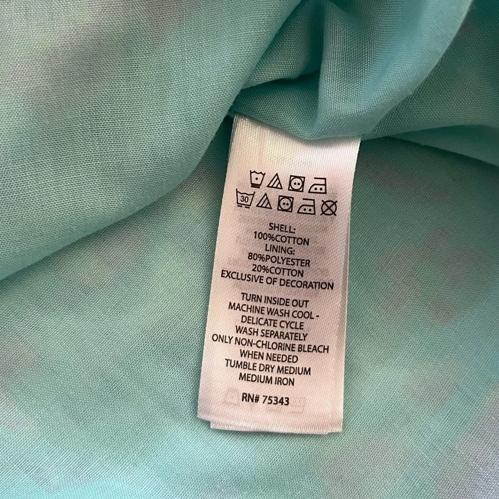 Lilly Pulitzer Inspired Shift Dress by Tommy Bahamas Sz 3/4 Floral Pink Blue